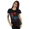 Star Wars Womens/Ladies Darth Vader Rock Poster Cotton T-Shirt