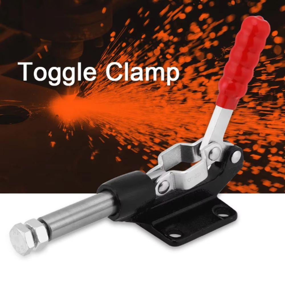 Push Pull Type Toggle Clamp Horizontal Type 304 Stainless Steel Quick Release Clamp 305 Stainless Steel Rapid Fixture