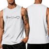 Men's Oktoberfest Printed Sleeveless Tank Top - Loose Fit Casual Summer Shirt for Beach and Daily Wear - Comfortable Relaxed , Perfect for Parties