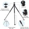 Mini Tripod for Webcam and Phone, 12.4 inch Metal Extendable Webcam Stand with Phone Holder, Small Tripod for Desk