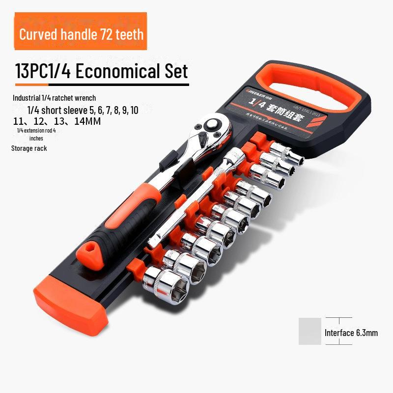 Green Forest Multi-Functional Ratchet Wrench Set - Large, Medium, Small Universal Two-Way Tool for Auto Repair