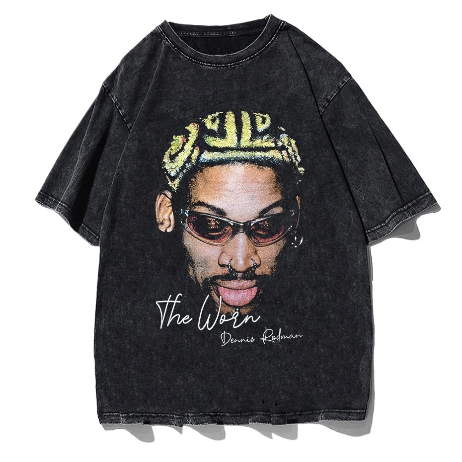 Hip Hop Streetwear Men T Shirt Print T Shirt Washed Short Sleeve Harajuku Tee T Shirt Graphic