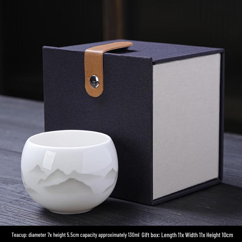 Zhi Nian Hua Ink Wash Ceramic Master Teacup