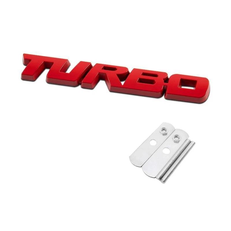Car Trunk Front Grille Emblem Sticker for Toyota TURBO Levin Rav4 Tundra Land Cruiser Tacoma Prado 4runner Yaris Vios Auris