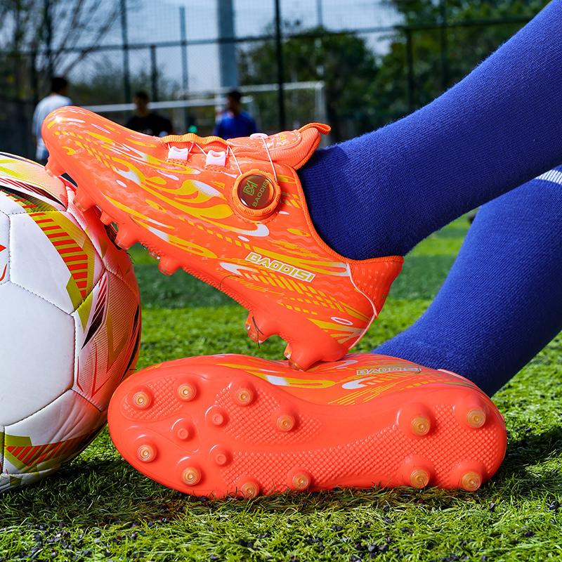 Çocuk futbol ayakkabıları toplum FG okul futbol kramponları Cleats çim ayakkabı erkek kız açık atletik eğitim spor ayakkabı