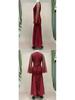 Elegant Black Fishtail Lace Evening Gown for Women