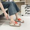 Shoes for Women 2024 High Quality Basic Women's Slippers Brand Crystal Daily Slippers Women Summer Open Toe Flat Women's Sandals