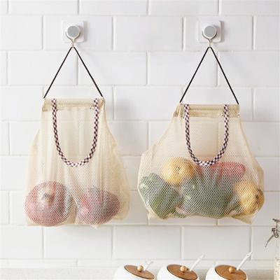Vegetable Onion Potato Hanging Bag Kitchen Garlic Ginger Mesh Storage Bag