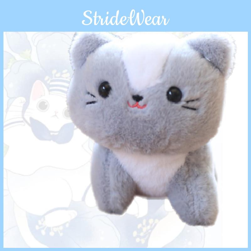 Adorable Plush Cat Keychain Soft Cuddly Toy With Pp Cotton Filling