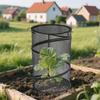 Popup Foldable Plant Mesh Cover Sturdy Reusable Plant Guard Cover With 4 Ground Stakes Garden Plant Protector Greenhouse