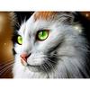 5D Diamond Painting Animal Cute Cat Diamond Embroidery Cross Stitch Rhinestones Full Square Round Drill Pictures Art Home Decor
