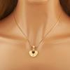 Nidin Light Luxury 3 Styles Sparkling Zircon Heart Pendant Necklace Vintage Romantic Love Jewelry Gift For Women Girlfriend Wife