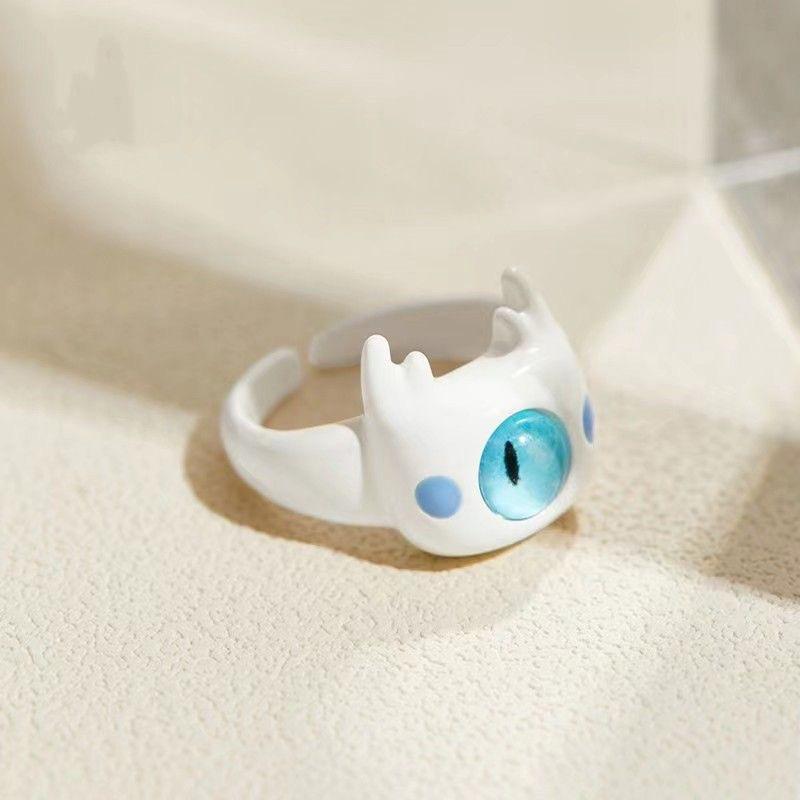 Korean Popular Cute Quirky Style Animal Ring Fashionable Personality Charm Ring Party Gift For Women Fine Jewelry Accessories