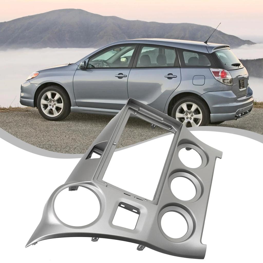 Car Accessories Frame Panel Silver Car Radio Frame Panel For MATRIX 2009 14 For Toyota For Toyota For MATRIX 09 14