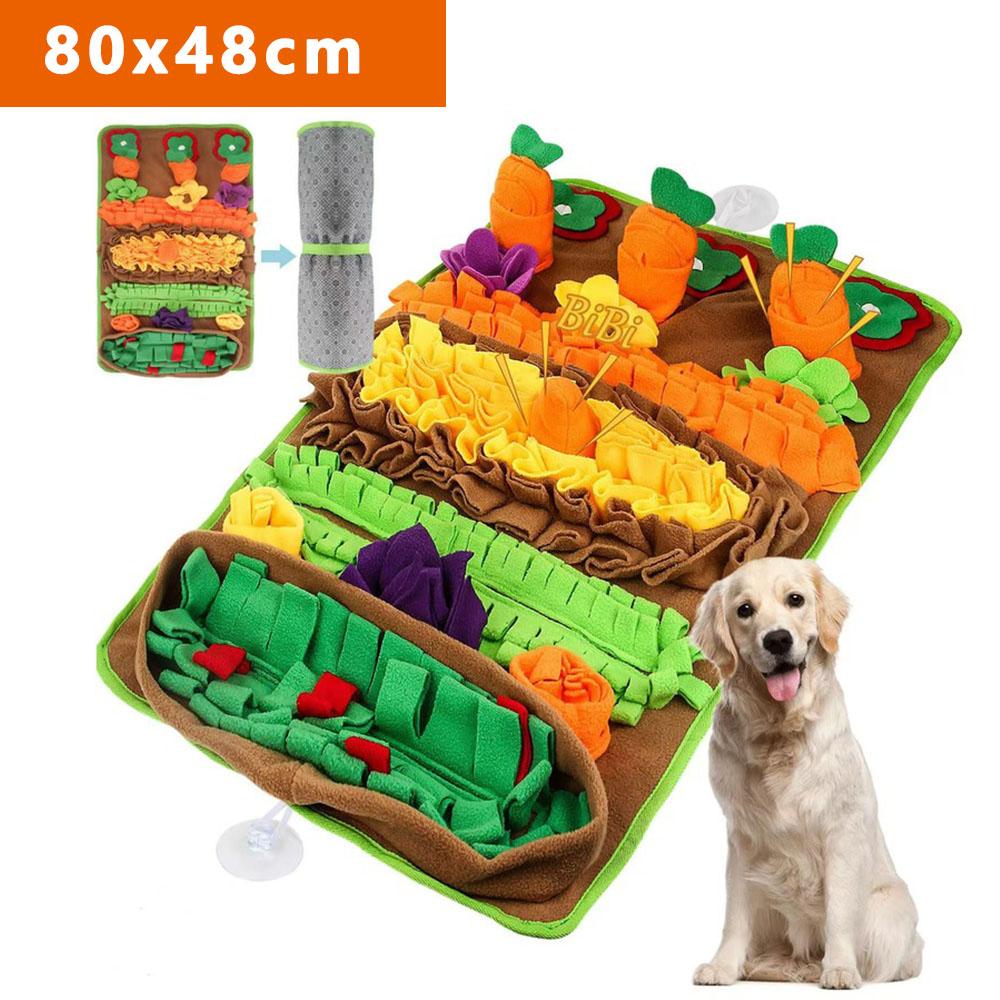 100x80cm Extra Large Dog Smell Mat Foraging Smell Training Blanket Game Interactive Dog Slow Food Mat Relieve Pressure Pet Toys