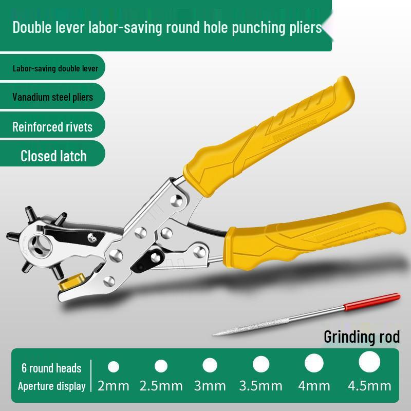 Baolian Labor-Saving Belt & Strap Hole Punch Pliers