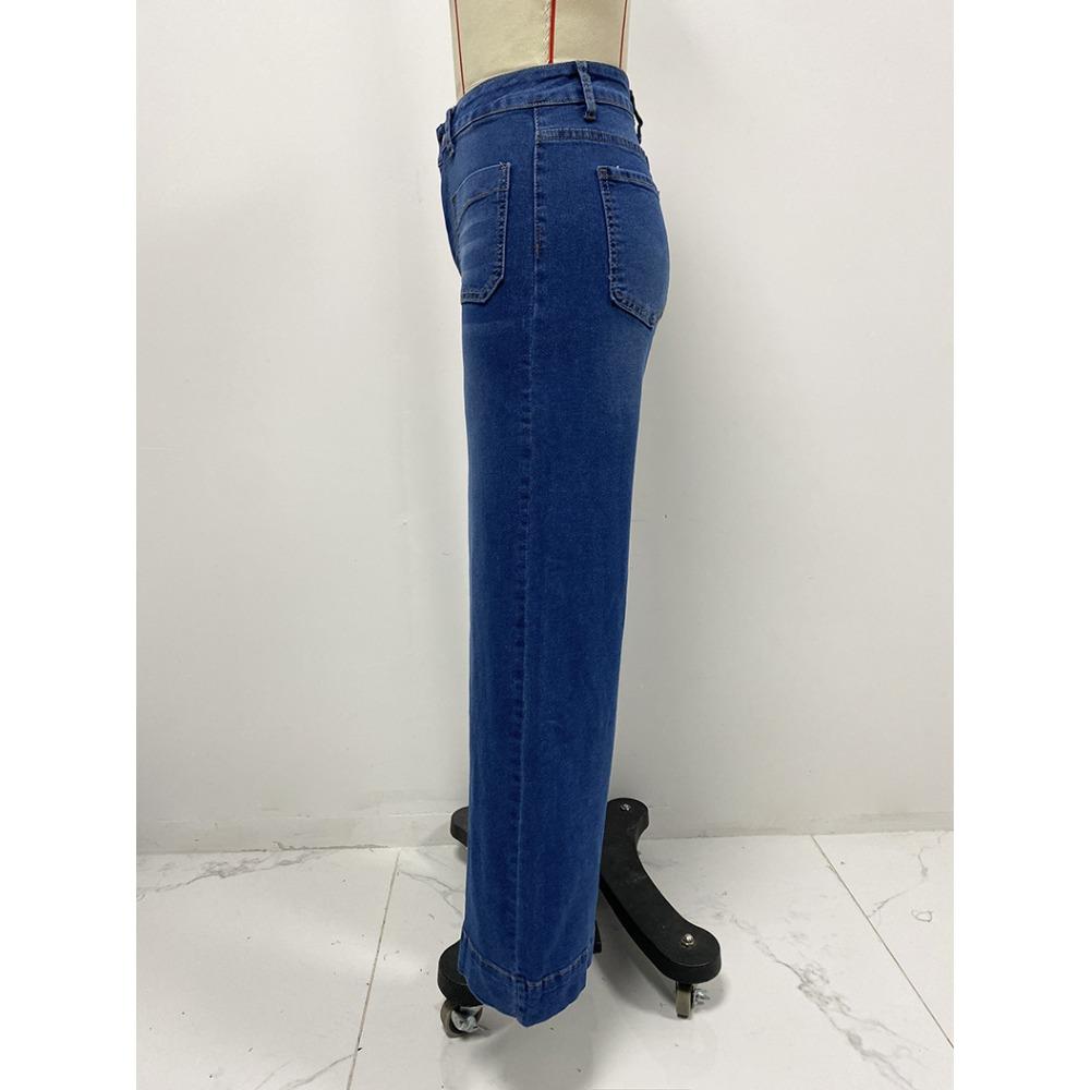 High-waisted Jeans Women's Spring 2025 New Retro Temperament Straight Pants