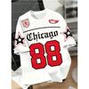 2026 Summer Men Chicago 88 Personality American Casual Digital Print