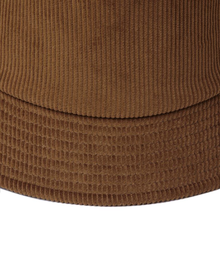 MUSINSA STANDARD Oversized Corduroy Bucket Hat [Light Brown]