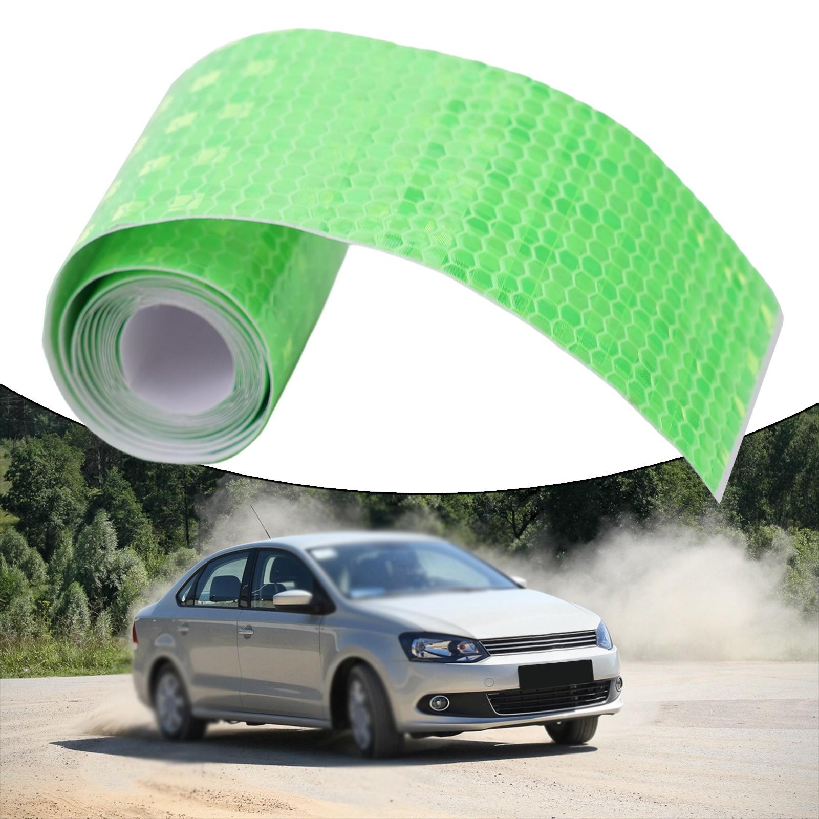 

Лента наклейка светоотражающая защитная наклейка светоотражающая пленка автомобиль безопасный знак зелёный