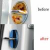 For Porsche 718 2016-2024 Blue Titanium Door Lock Buckle Protect Cover Trim 4pcs