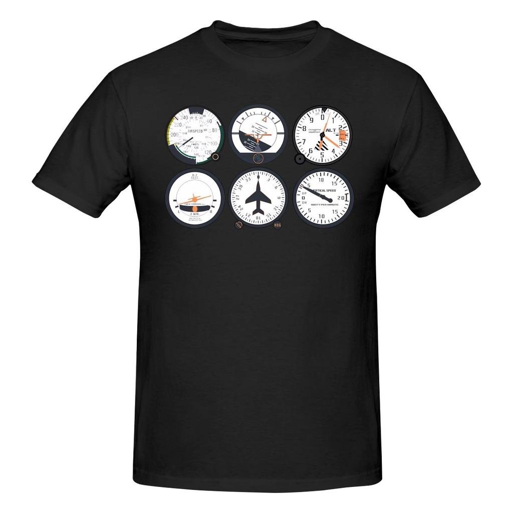 Basic Six Flight Instruunisexts Simple Tshirturban Minimalist Lazy Feeling Short Sleeve