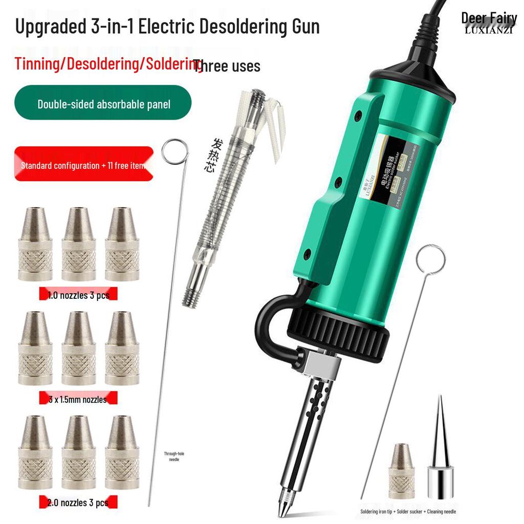 Deer Fairy Dual-Use Electric Desoldering and Soldering Tool