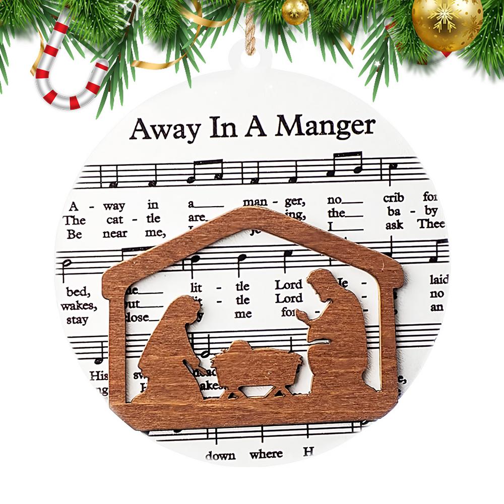 

Jesus Ornaments For Christmas Tree Religious Wooden Home Decor Jesus Christmas Decor For Home Holiday Eve Wedding Party