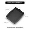 for Mazda CX-5 CX5 2026 Car Center Armrest Lower Storage Box TPE Tray Organizers Accessories Tidying Black