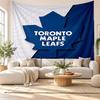 Nástěnná tapiserie Toronto Maple Leafs, Nástěnná dekorace z měkké látky, Dekorativní pozadí pro ložnici, Domácí nástěnné umění