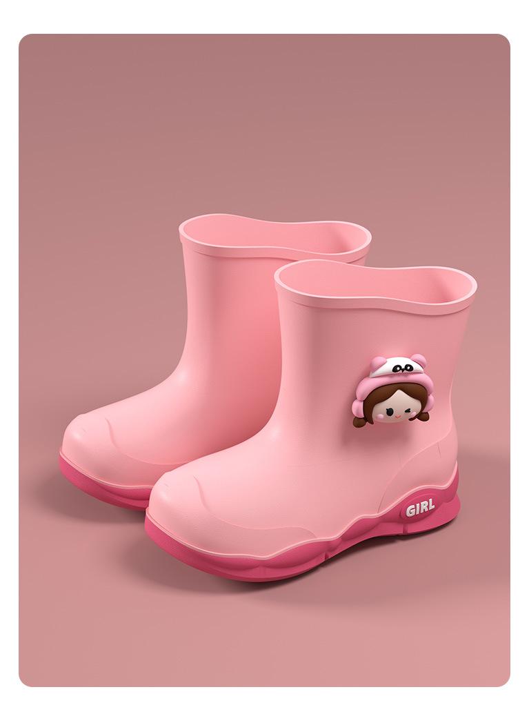 Kids' Waterproof Non-Slip Rain Boots for Boys and Girls – Toddler & Student Sizes