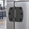 PowderCoated Door Hinge with VibrationDamping Strip HeavyDuty for Modified Vehicles, Control