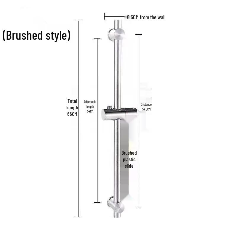 304 Stainless Steel Shower Riser Rail