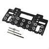 Handle Drilling Jig Aluminum Alloy Cabinet Hardware Long-Lasting Metal Build