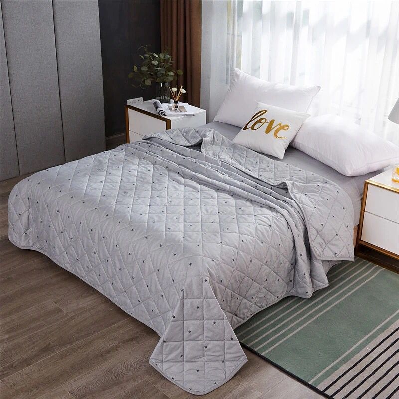 

Летнее стеганое одеяло 2021 г., 1 шт., мягкое, дышащее, приятное к коже и прохладное одеяло, тонкое новое стеганое покрывало 100 x 150 cm