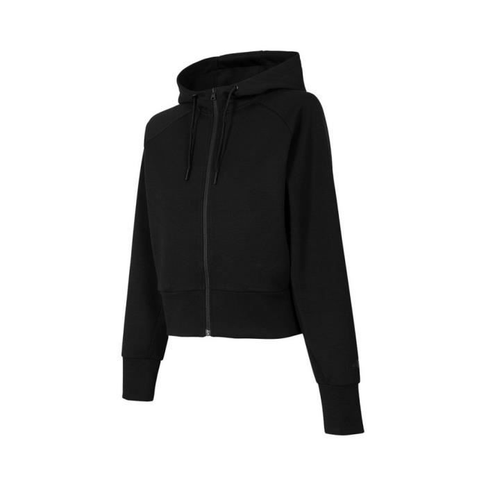 Sweat À Capuche 4F BLD027 Noir Pour Femme Adulte - Manches Longues