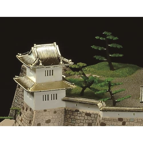 Doyusha 1/280 Japanese Castle Deluxe Gold Hikone Castle Plastic Model DG-5 Molded Color
