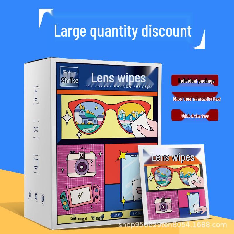 

Серветки проти запотівання лінз та екранів для окулярів, телефонів та взуття Bulk Order/Customizable