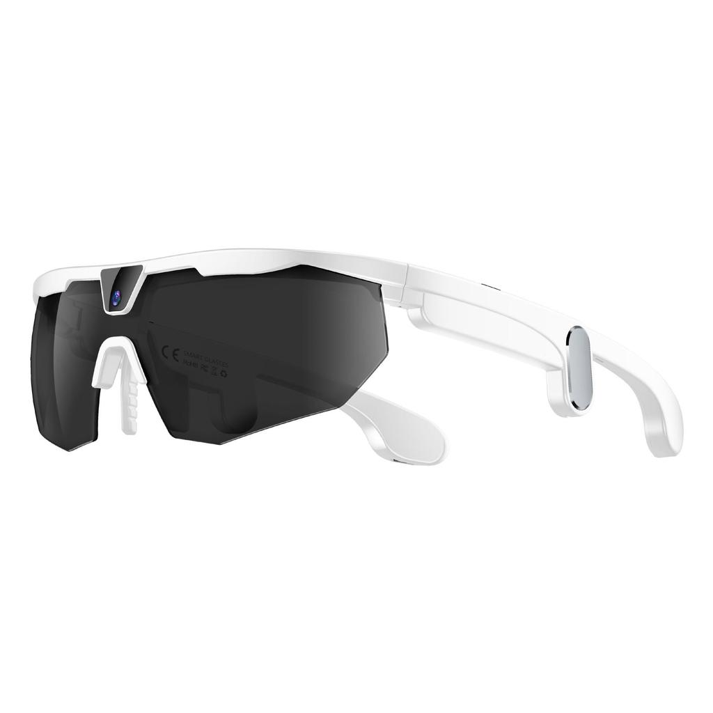 W640 Outdoor Cycling Smart Glasses: AI Translation, Photo/Video Recording, Wind/Sandproof, UV Protection Sunglasses