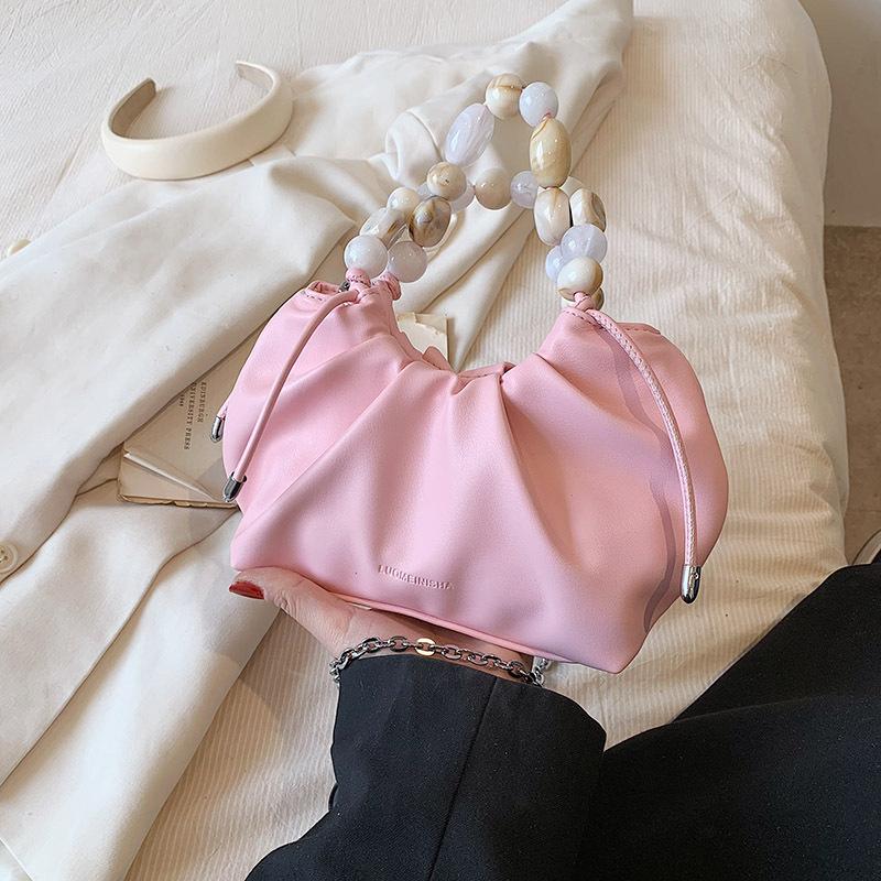 Casual simple texture 2025 new spring fashion trend niche design women's shoulder messenger bag