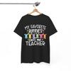 Back To School Teacher T-Shirt | My Favorite Bunnies Call Me Teacher Shirt