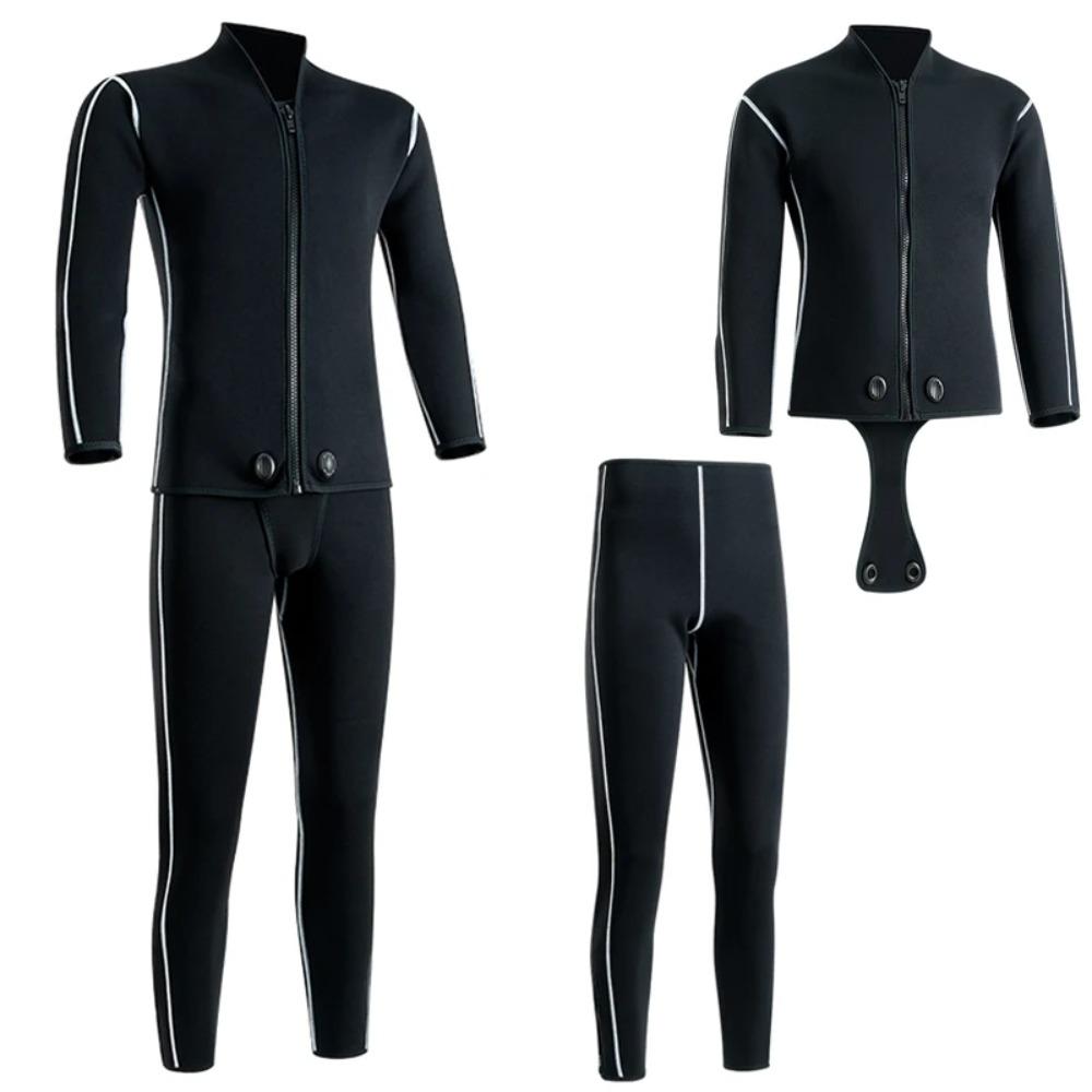 5mm Ultrastretch Neoprene Wetsuit Freediving and Spearfishing Wet Suit Two-piece Scuba Diving Shirt+Pants/Tops and Bottoms