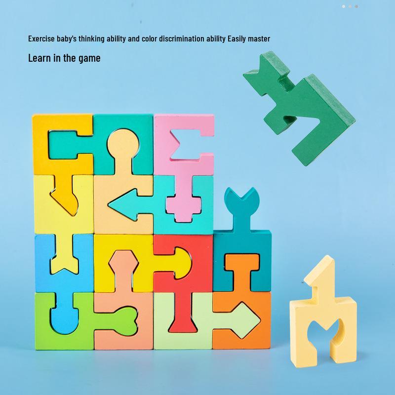 Children's Shape Matching Blocks: Enhancing Logic, Spatial Imagination, Observation & Focus