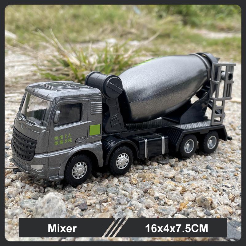 9 Stil Alaşım Mühendislik Döküm Kamyon Oyuncak Araba İnşaat Model Araç Yükleyici Traktör Vinç Ekskavatör Oyuncakları Erkek Çocuklar İçin Hediye