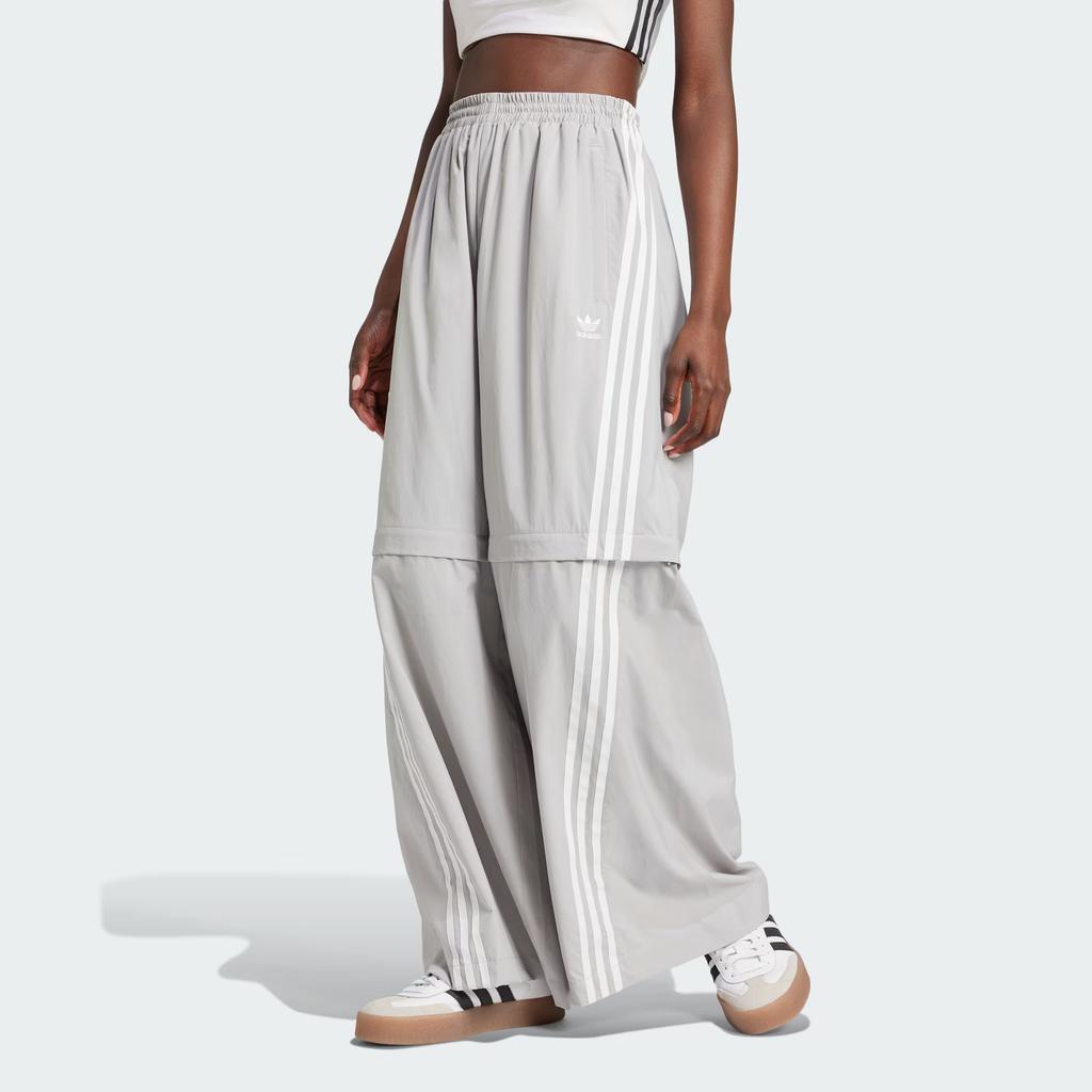 Adidas Originals Adilenium 2 Track Bottoms Loose Fit Detachable Casual Pants Women Bottoms Light-Gray JM9256