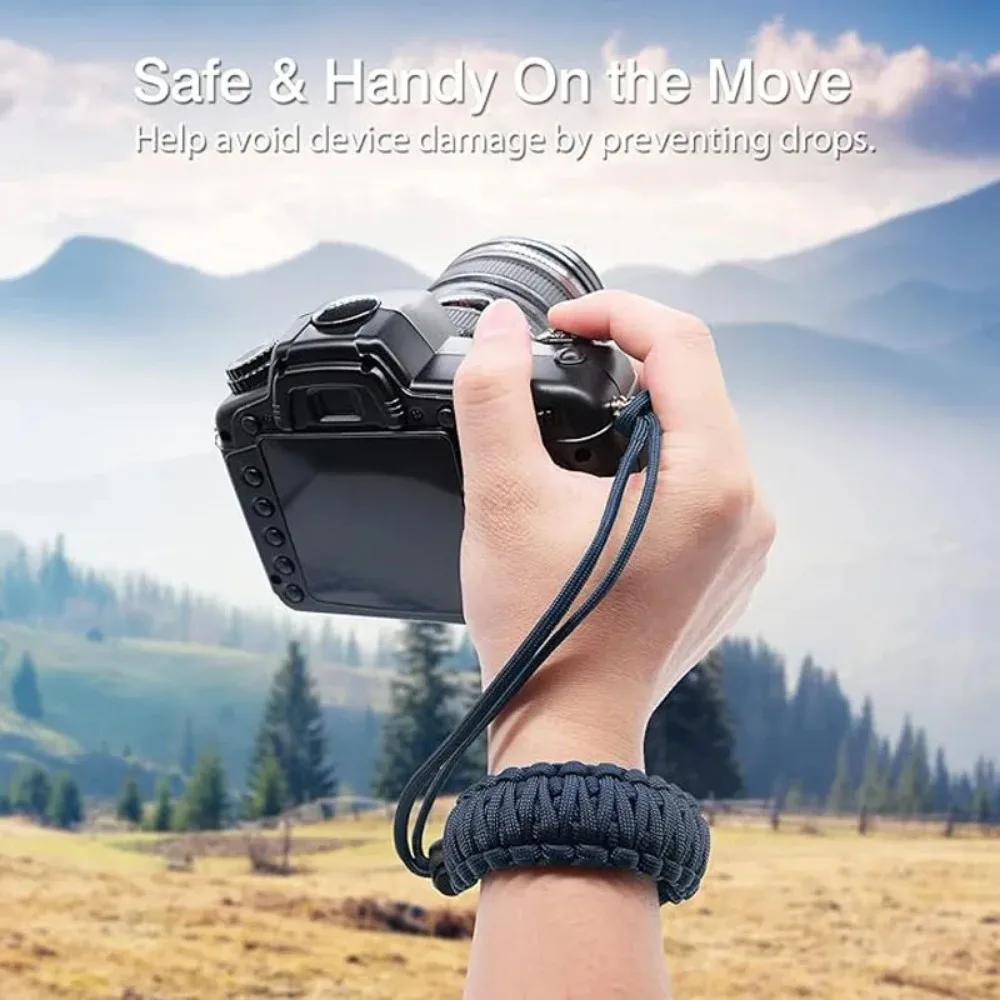 Schirmseil Armband Kamera Aufhängeseil Armband, Geeignet für Alle Kamera Fotografen Geschenkauswahl Verstellbares Handgelenkband