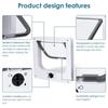 Easy Installation Cat Flap Door with Security Lock ABS Dog Flap Door  Indoor Outdoor Use