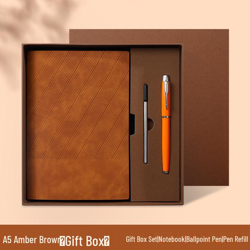 Custom Notebook & Diary Gift Set with Logo for Company Event or Student