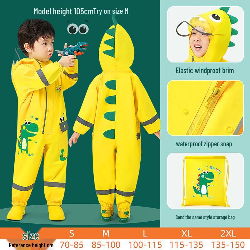 Children s One-Piece Waterproof Raincoat 6