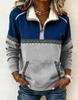 Spring And Autumn New Men'S Long Sleeve Half Zipper Printed Casual Fashion Trend Jacket